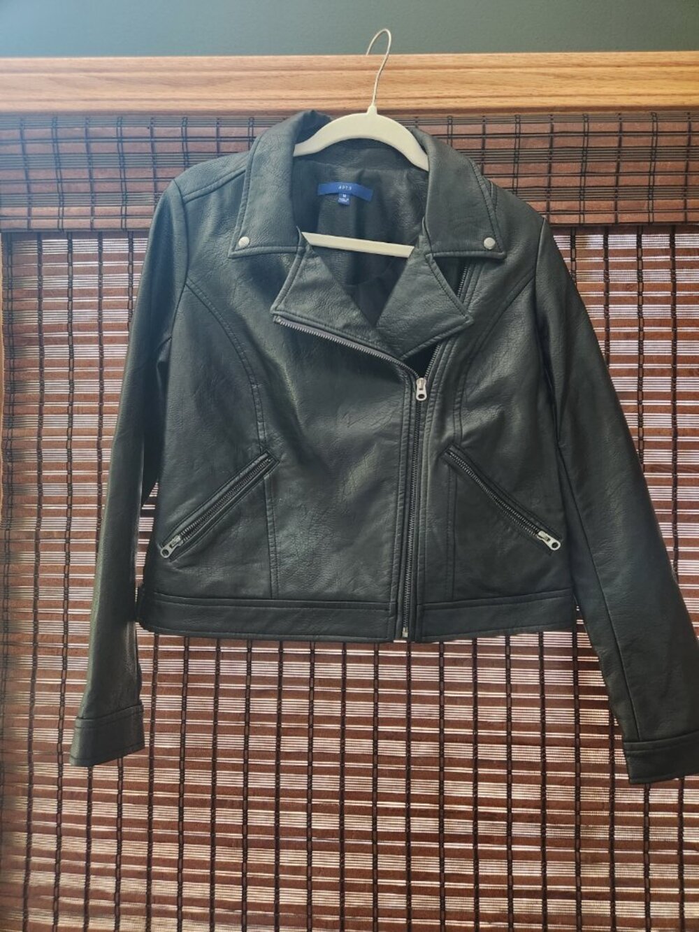 Black faux-leather Jacket
